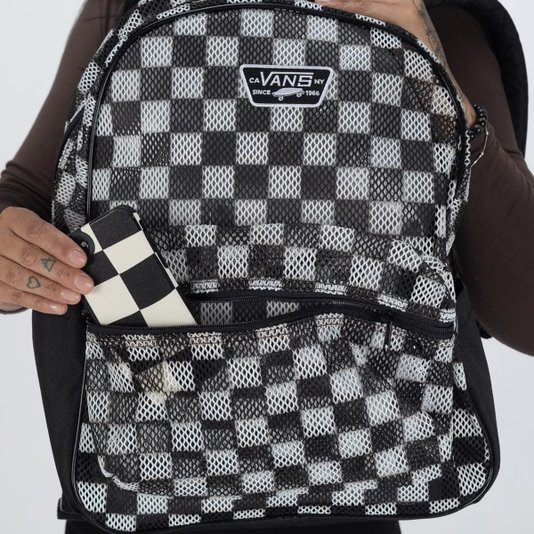 Mochila Vans Old Skool H2O White Black - Preto Branco