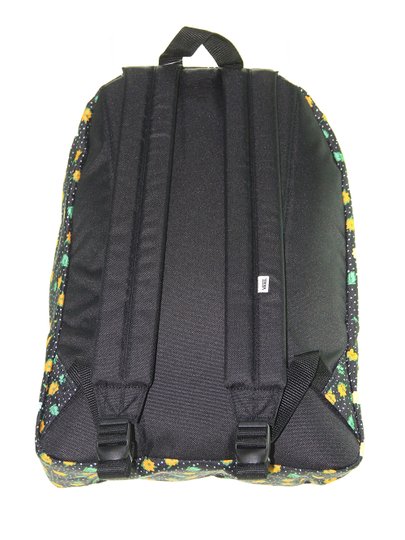 Mochila Vans Realm Classic Polka Disty - Preto/Amarelo