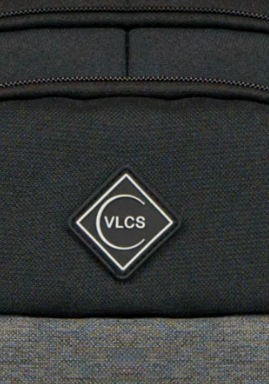 Mochila Vlcs Loguinho - Preto/Chumbo