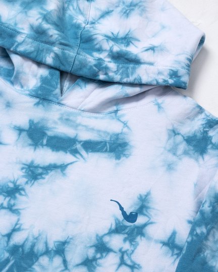 Moletom Masculino Blaze Pipe Light com Capuz - Azul/Tie Dye