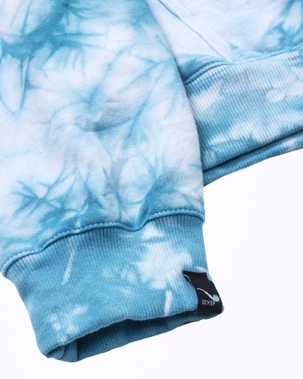 Moletom Masculino Blaze Pipe Light com Capuz - Azul/Tie Dye