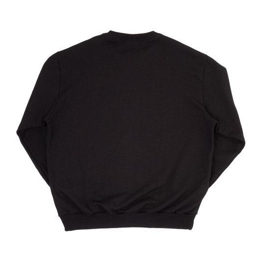 Moletom Masculino High Crewneck Logo Colored Manga Longa sem Capuz - Preto