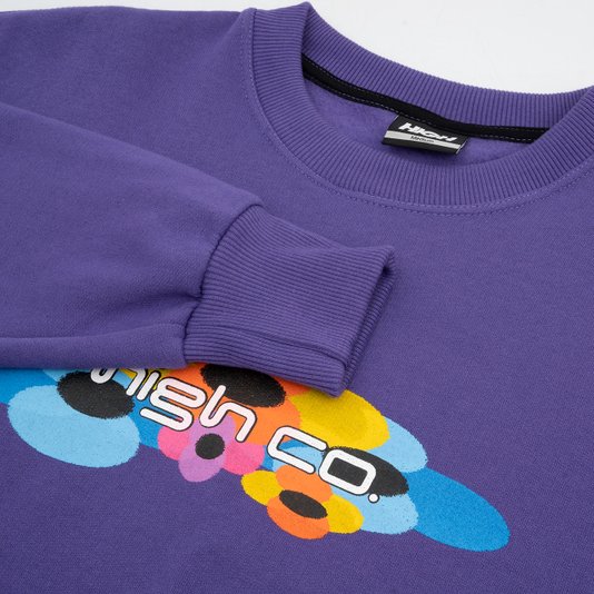 Moletom Masculino High Flow Manga Longa sem Capuz - Roxo