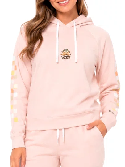Moletom Cropped Feminino Vans x Angie Marino - Rosa