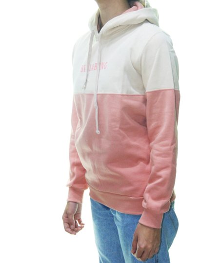 Moletom Feminino Billabong Fechado Vintage Surf - Rosa