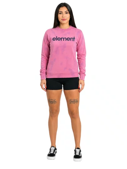 Moletom Feminino Element Care Cali Manga Longa Estampada - Rosa