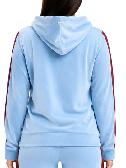 Moletom Feminino Freesurf Especial Plush Manga Longa com Capuz - Azul Céu