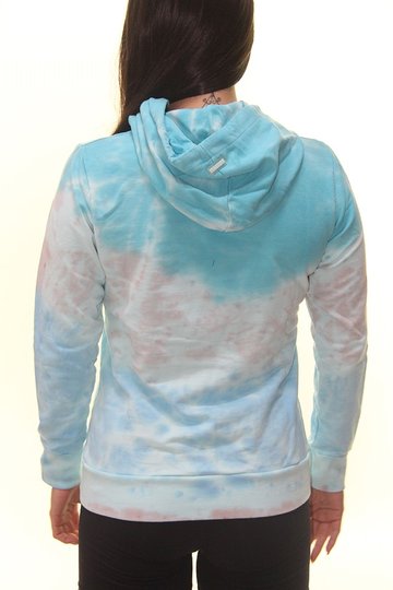 Moletom Feminino Freesurf Especial Tie Dye Manga Longa - Tie Dye/Azul