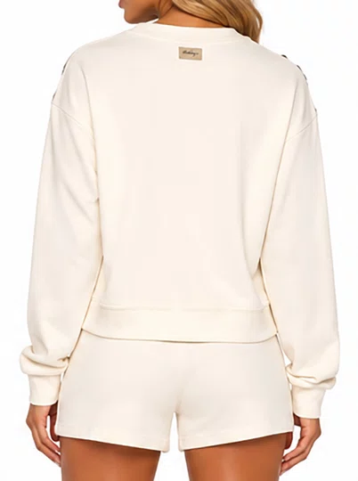 Moletom Feminino Hurley Clarie - Off White