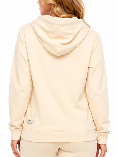 Moletom Feminino Hurley Line Fech - Off White