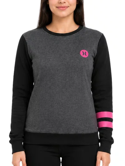 Moletom Feminino Hurley Sensation Manga Longa - Grafite Mesclado