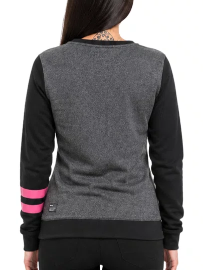 Moletom Feminino Hurley Sensation Manga Longa - Grafite Mesclado