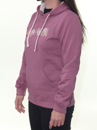 Moletom Feminino Rip Curl Classic Shore Fleece Manga Longa com Capuz - Bordo