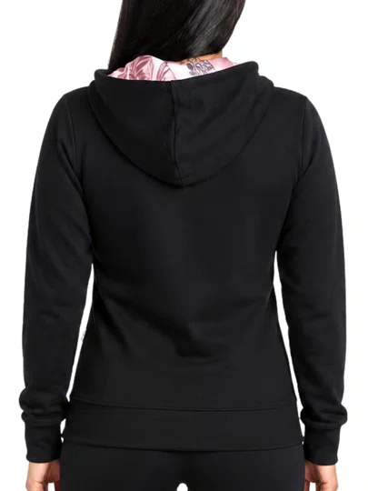 Moletom Feminino Rip Curl North Fleece Manga Longa com Capuz - Preto