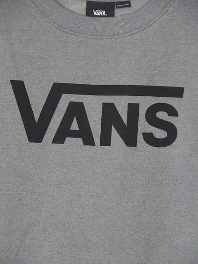 Moletom Feminino Vans Classic V Crew - Cinza/Mescla