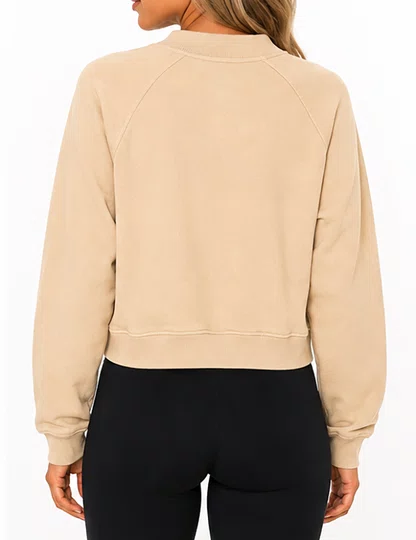 Moletom Feminino Volcom Careca Single Stone - Off White