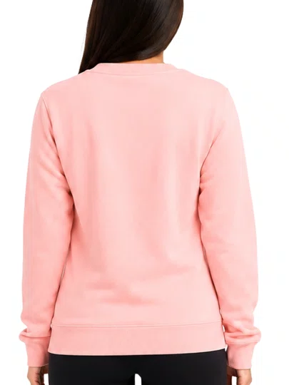 Moletom Feminino Wats Girl Logo Careca Manga Longa sem Capuz - Salmão