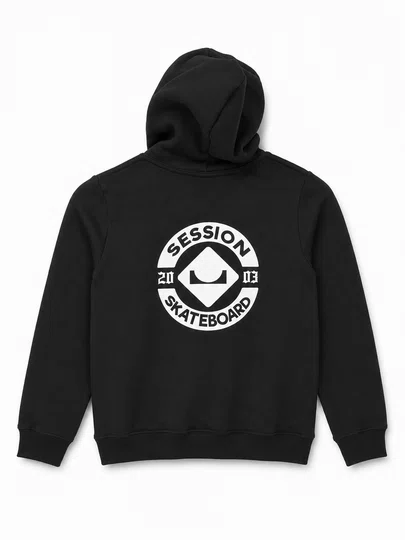 Moletom Infantil Session Stamp - Preto