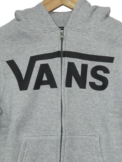 Moletom Infantil Vans Classic Ziper - Cinza/Mescla