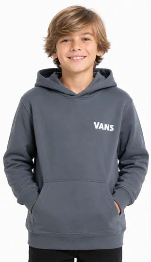 Moletom Infantil Vans Stormy The Dome - Cinza