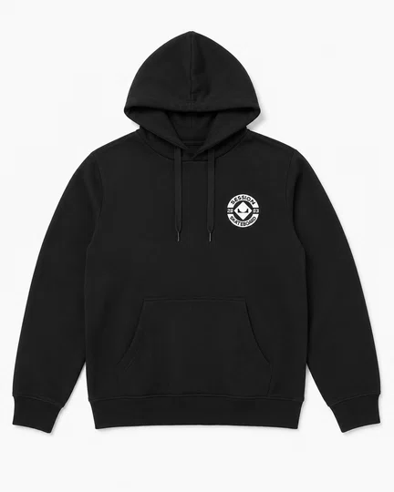 Moletom Juvenil Session Stamp - Preto