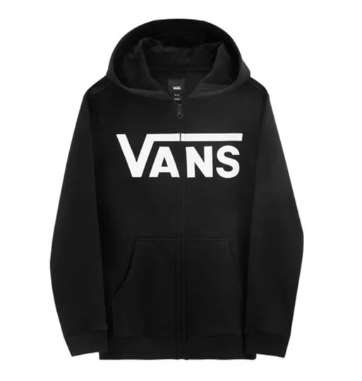 Moletom Juvenil Vans CLASSIC ZIP - Preto