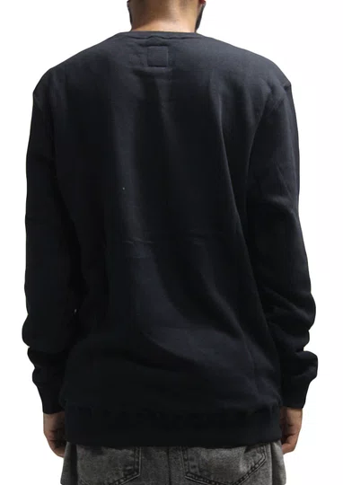 Moletom Masculina Rip Curl Classic Surf Crew - Preto
