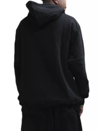 Moletom Masculino Baw Selfie Chenille - Preto