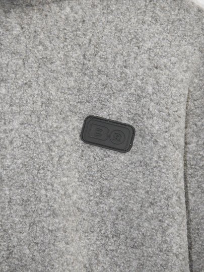 Moletom Masculino Baw Sherpa Melange Sherpa - Cinza Mesclado