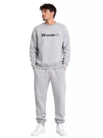 Moletom Masculino Baw Snip Plaid - Cinza/Mescla
