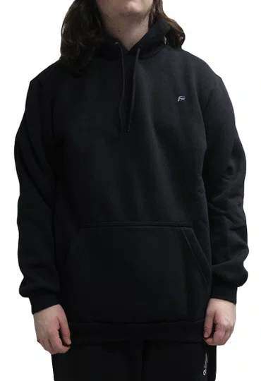Moletom Masculino Big Freesurf Fechado Basico Logo - Preto