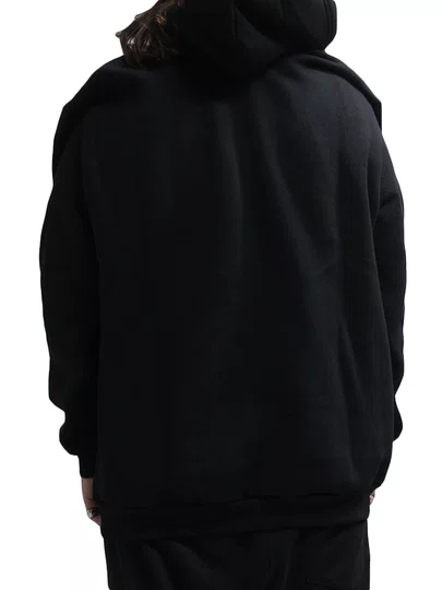 Moletom Masculino Big Freesurf Fechado Basico Logo - Preto
