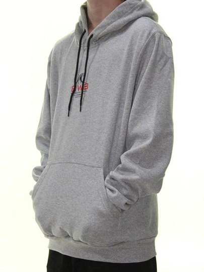 Moletom Masculino BWB Mini Logo Chest Manga Longa - Cinza Mesclado