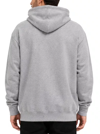 Moletom Masculino Canguru Vissla - Cinza Mesclado