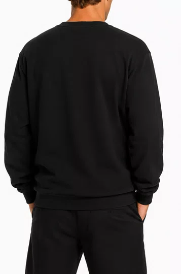 Moletom Masculino Careca Freesurf Basico Logo - Preto