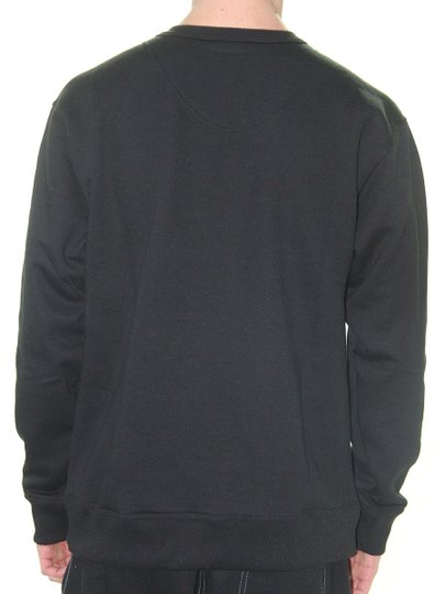 Moletom Masculino Champion C Logo Manga Longa sem Capuz - Preto