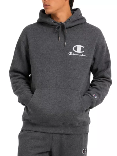 Moletom Masculino Champion Graphic - Cinza/Mescla