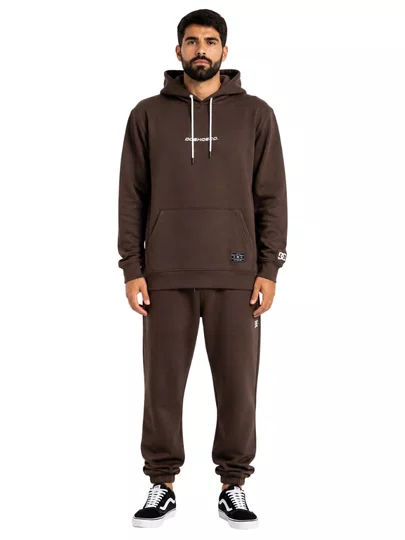 Moletom Masculino DC Baseline - Marrom