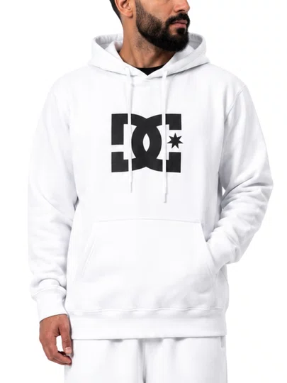 Moletom Masculino DC Star - Branco