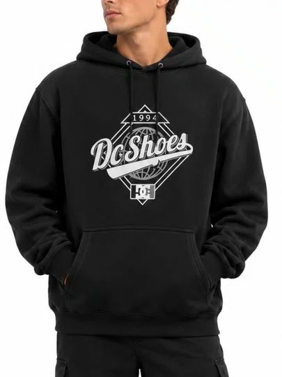 Moletom Masculino DC World Champ - Preto