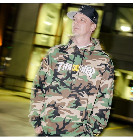 Moletom Masculino DC X Thrasher - Camuflado