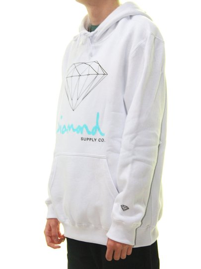 Moletom Masculino Diamond OG Sign Hoddie - Branco
