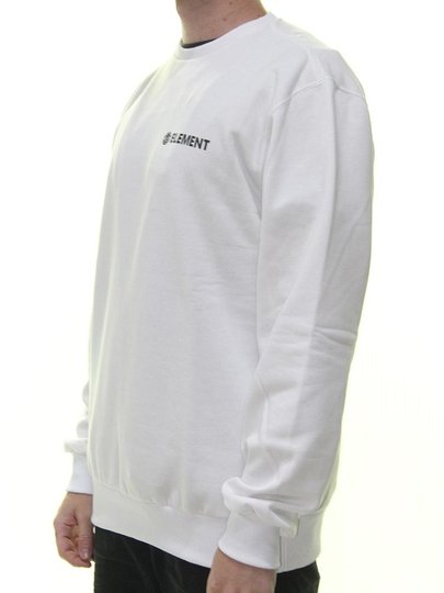 Moletom Masculino Element Care Blazin Chest Manga Longa sem Capuz - Branco