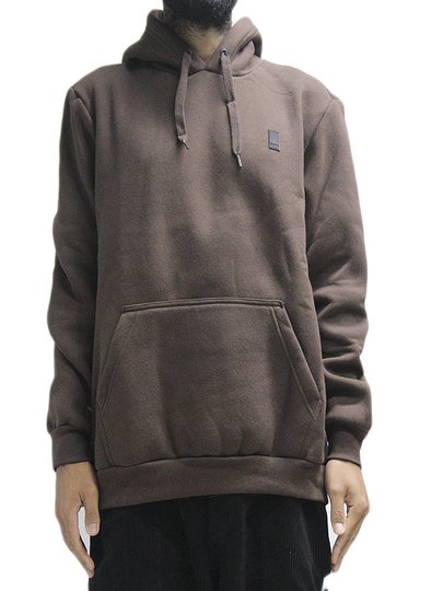 Moletom Masculino Freesurf Canguru Basico Logo - Marrom