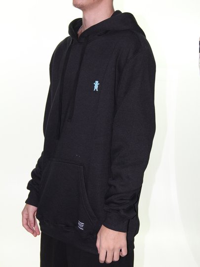 Moletom Masculino Grizzly Og Bear Manga Longa - Preto