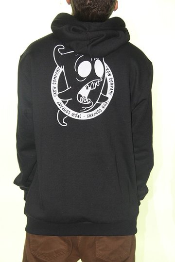 Moletom Masculino Grow Fantasma Manga Longa sem Capuz - Preto