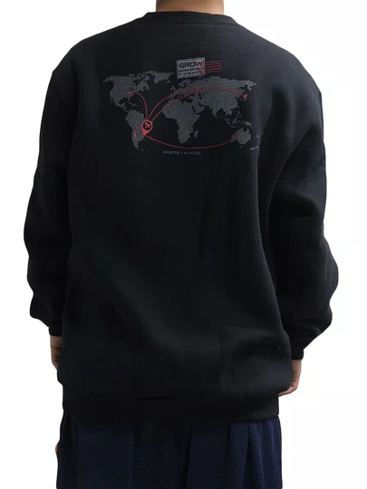 Moletom Masculino Grow Location - Preto