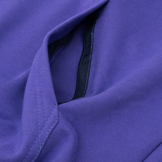 Moletom Masculino High Hoddie Manga Longa Estampada - Preto/Roxo