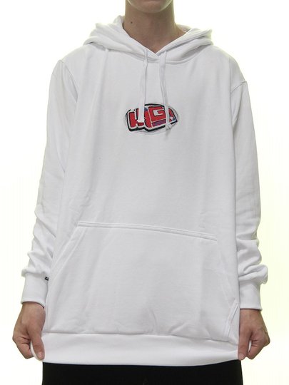 Moletom Masculino High JNCO Manga Longa Canguru Estampado - Branco