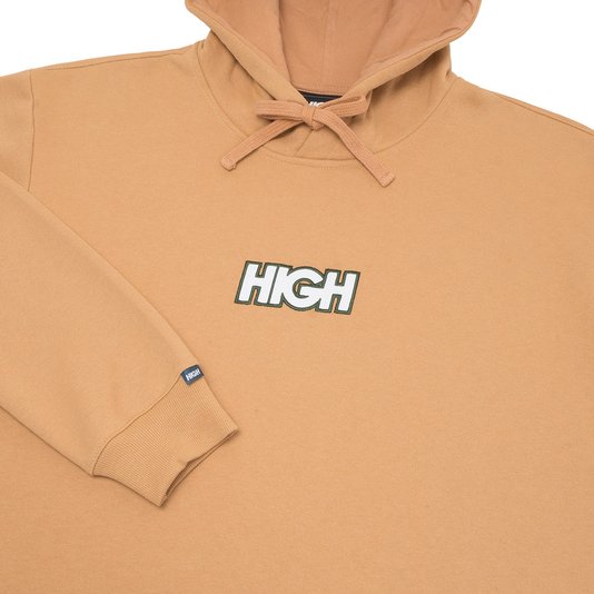 Moletom Masculino High Logo - Bege